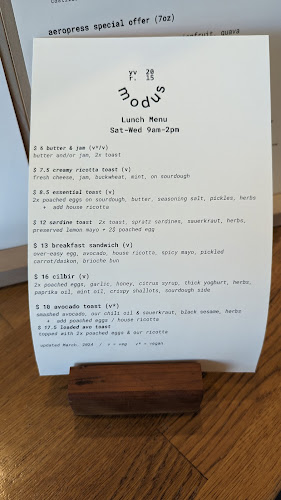 coffee shop Modus - Vancouver