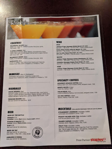 Opinii despre Ricky's All Day Grill & RG's Lounge - Whitehorse în Whitehorse - Hospitality and gastronomy