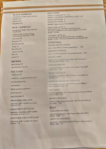 Opinii despre NORTHSIDE espresso + kitchen în Kingston - Hospitality and gastronomy