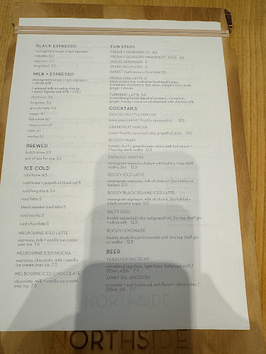NORTHSIDE espresso + kitchen - Hospitality and gastronomy