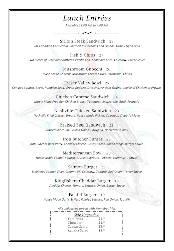 Kingfishers Waterfront Bar & Grill - Hospitality and gastronomy