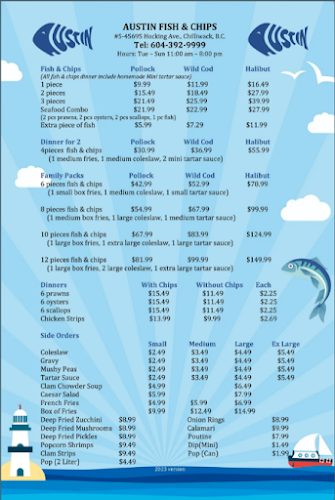 Austin Fish And Chips - Chilliwack