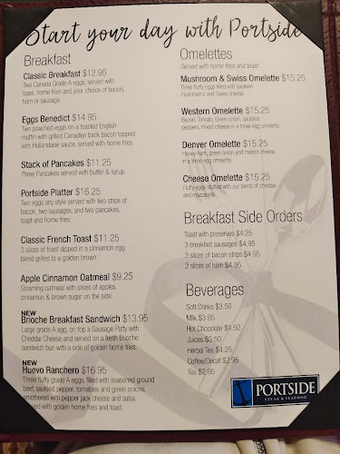 Opinii despre Portside Steak and Seafood Restaurant în Thunder Bay - Hospitality and gastronomy