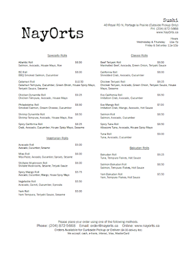 NayOrts - Portage la Prairie