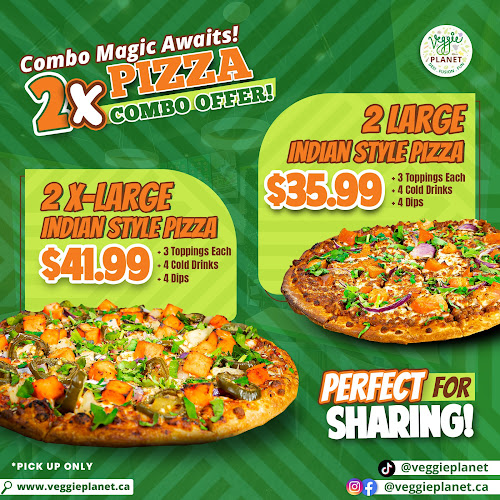 Veggie Planet Vaughan - Vegetarian Indian Pizza, Burger and Street food Restaurant