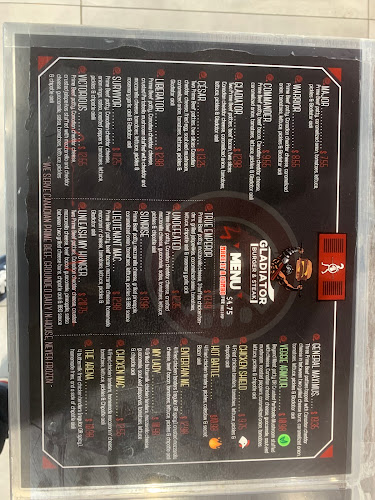 Gladiator Burger Oakville