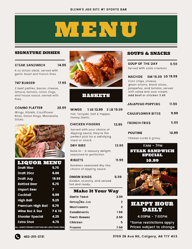 Glenn's Job Site 1 Sports Bar