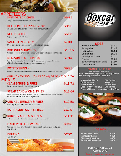 Opinii despre Emerald Community Centre - Boxcar Pub & Grill în Emerald Junction - Hospitality and gastronomy