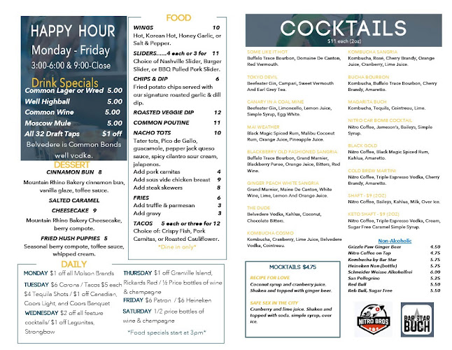 Comentarii opinii despre COMMON BOND eat * drink * laugh