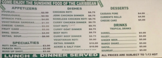Opinii despre Island Cream Caribbean Cuisine în Peterborough - Hospitality and gastronomy