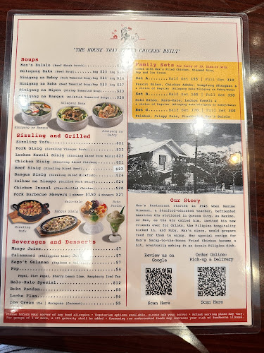 Max's Restaurant Toronto, Cuisine of the Philippines