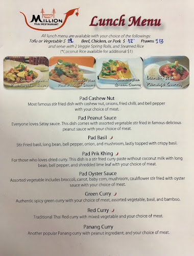 Million Thai Restaurant - Hospitality and gastronomy