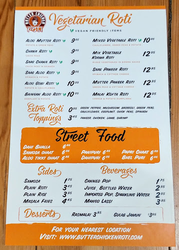 Butter Chicken Roti - Orillia