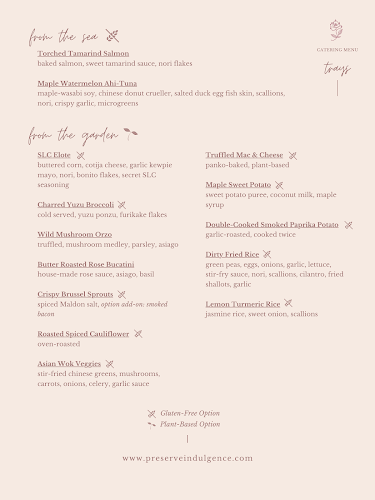 Preserve Indulgence Event Design & Boutique Catering - Hospitality and gastronomy