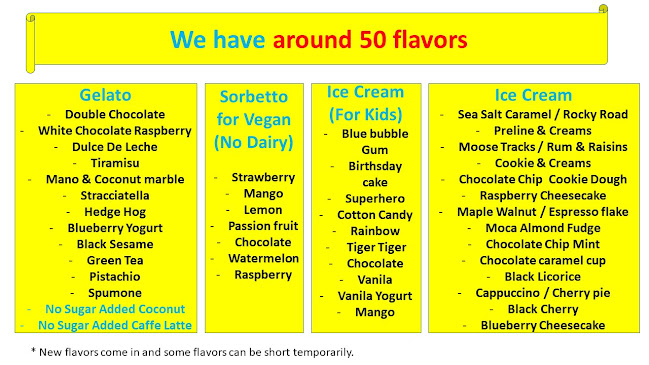 Famous ROME Ice cream - Hospitality and gastronomy