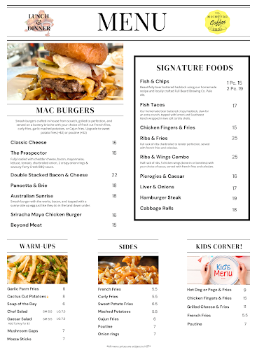 Opinii despre McIntyre Coffee Shop în Timmins - Hospitality and gastronomy