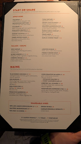 Opinii despre The Keg Steakhouse + Bar - Moncton în Moncton - Hospitality and gastronomy