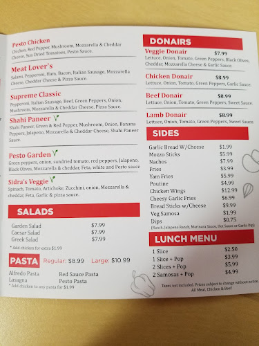 Sidra’s Pizza - Vancouver