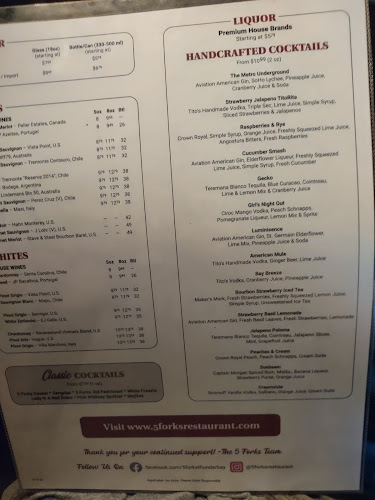 5 Forks Restaurant - Thunder Bay