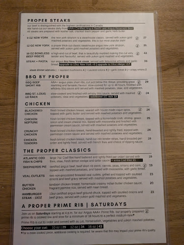 Opinii despre The Proper Eats & Drinks în Lloydminster - Hospitality and gastronomy