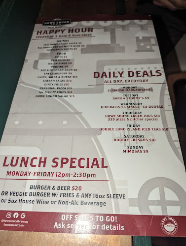 Howe Sound Taphouse & Kitchen - New West - Hospitality and gastronomy