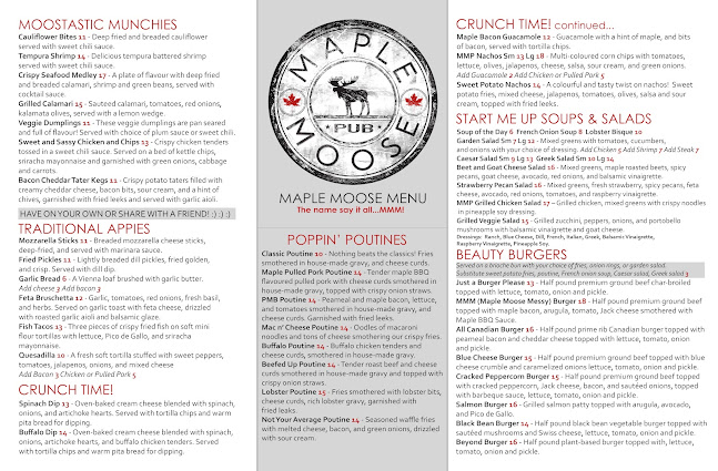 MAPLE MOOSE PUB - Peterborough