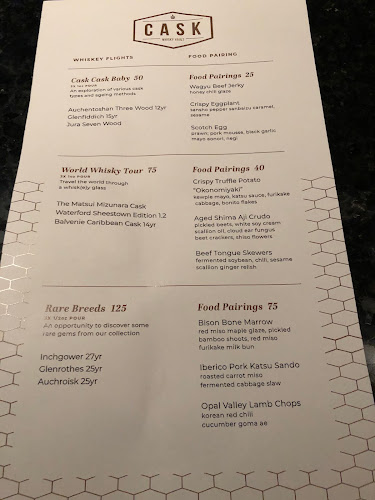 Opinii despre Cask Whisky Vault în Richmond - Hospitality and gastronomy