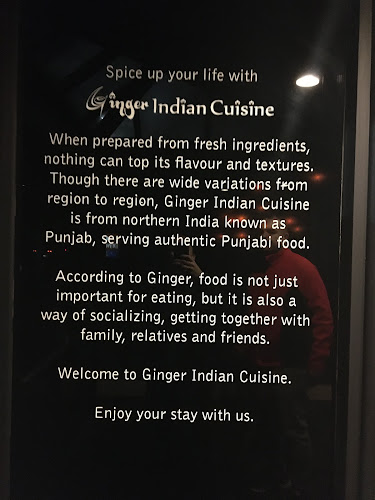 Ginger Indian Cuisine - Hospitality and gastronomy
