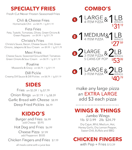 Christo's Pizza & Burgers