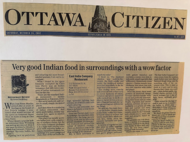 East India Company Restaurants - Hospitality and gastronomy