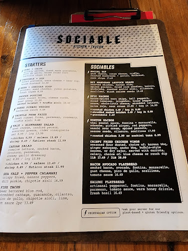 Comentarii opinii despre Sociable Kitchen + Tavern