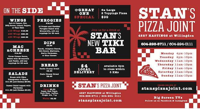 Stan's Pizza Joint - Burnaby