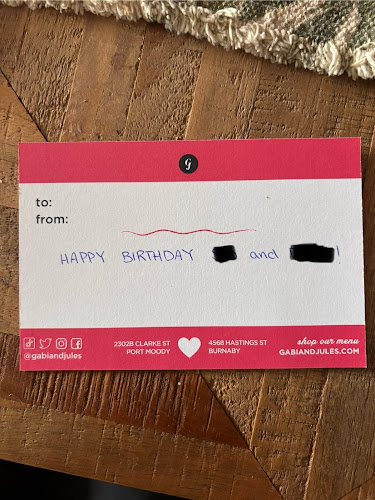 Comentarii opinii despre Gabi & Jules Handmade Pies and Baked Goodness