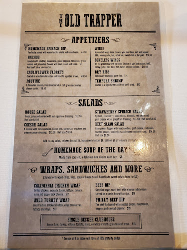 The Old Trapper - Hospitality and gastronomy