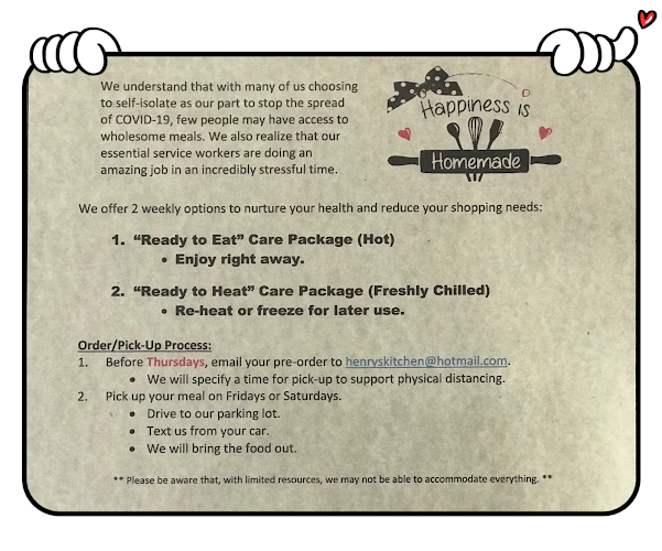 Henry's Kitchen Pasta & Grill (Reservation & Pre-order Only ) - Hospitality and gastronomy