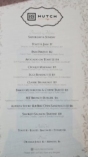Opinii despre Hutch Cafe în Calgary - Hospitality and gastronomy