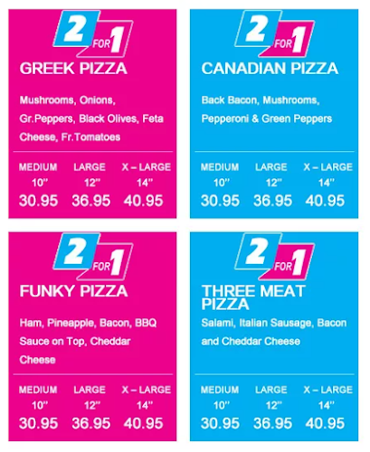 Comentarii opinii despre 2 for 1 Pizza & Pasta