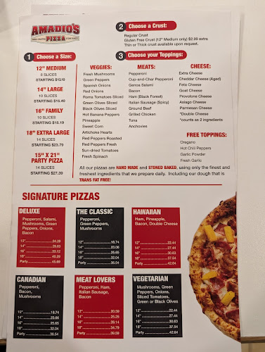 Comentarii opinii despre Amadio's Pizza