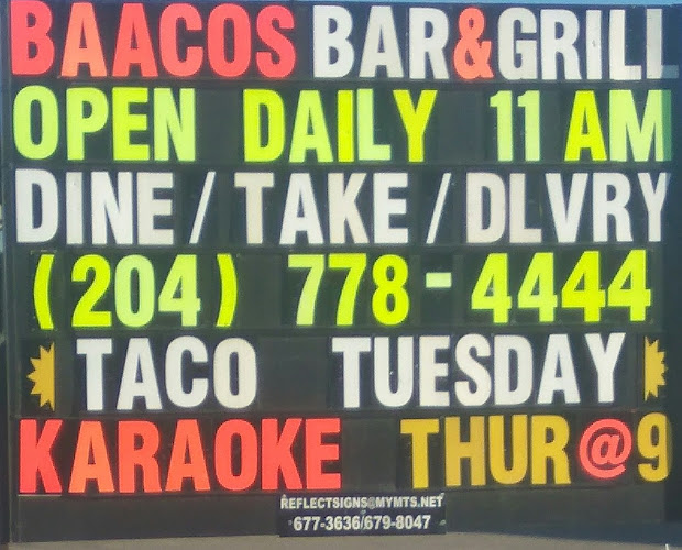 Opinii despre Baacos Bar & Grill în Thompson - Hospitality and gastronomy