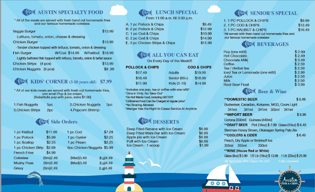 Comentarii opinii despre Austin Fish And Chips