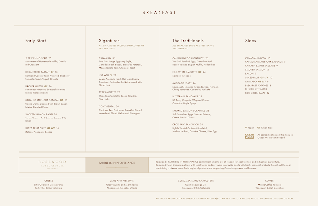 Opinii despre 1927 Lounge at Rosewood Hotel Georgia în Vancouver - Hospitality and gastronomy