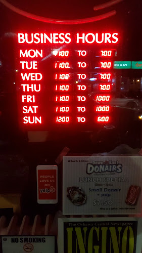 Opinii despre Down East Donairs în Whitby - Hospitality and gastronomy