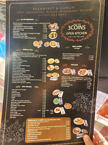 Three Coins Open Kitchen& Breakfast and Lunch