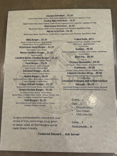 Opinii despre Alpine Pub & Grill în Prince George - Hospitality and gastronomy