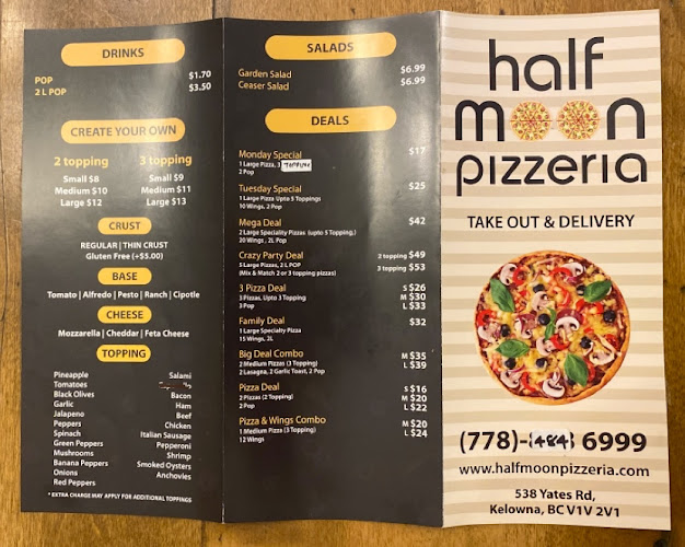 Halfmoon pizzeria - Hospitality and gastronomy