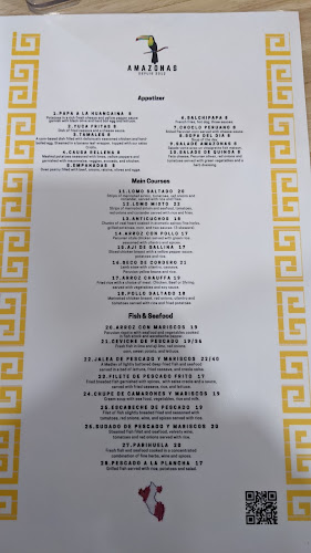 Opinii despre Amazonas Peruvian Restaurant în Gatineau - Hospitality and gastronomy