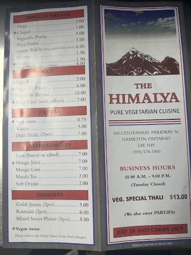 The Himalya Restaurant - Hospitality and gastronomy
