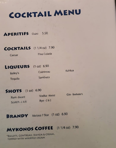 Mykonos Restaurant - London