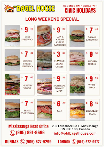Opinii despre Old Bagel House în Mississauga - Hospitality and gastronomy
