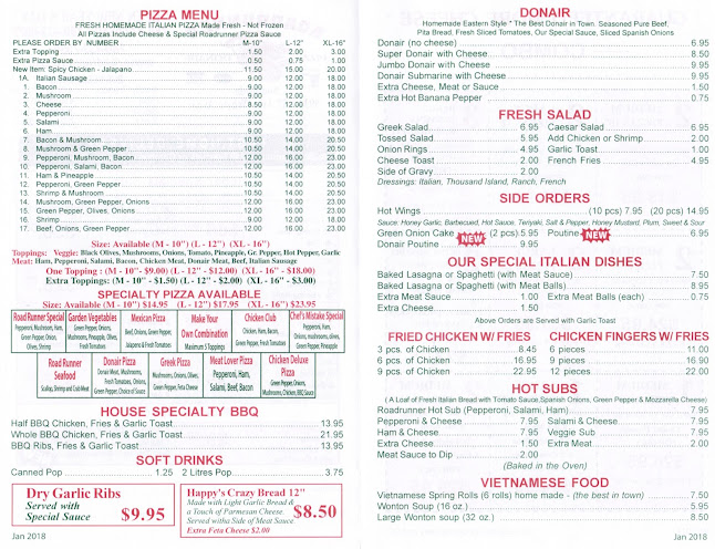 Opinii despre Roadrunner Pizza Whyte Ave în Edmonton - Hospitality and gastronomy